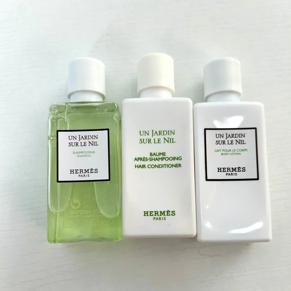 Hermes Un Jardin Sur Le Nil Bath Travel Bath & Gift Set - Picture 3 of 4